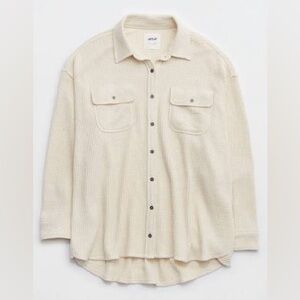 NWOT- Aerie Lumberjane Waffle Shirt